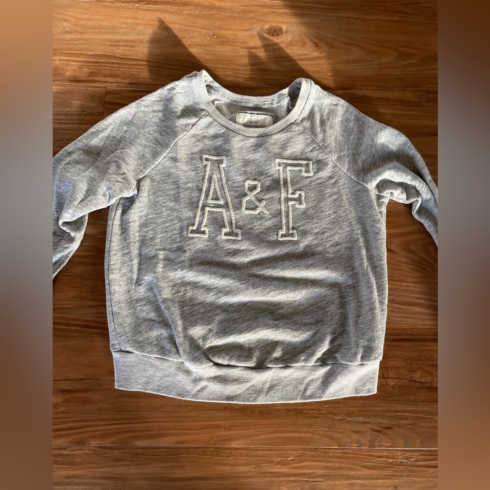 Abercrombie & Fitch grey hoodie